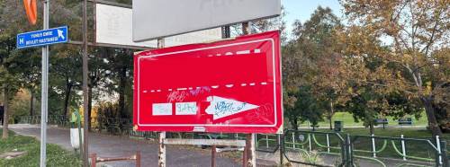 Eskişehir’de bir tabela daha vandalların hedefi oldu