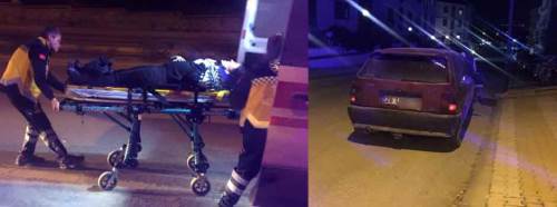 Eskişehir'de bisikletli kadına otomobil çarptı