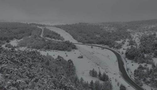 Eskişehir'de Bozdağ beyaza büründü: İşte kartpostallık görüntüler