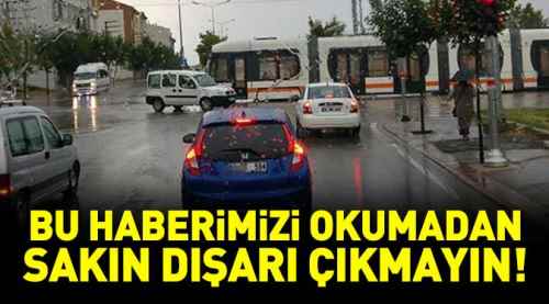 Eskişehir'de bugün ve yarın hava nasıl olacak!