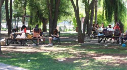 Eskişehir'de bunaltıcı sıcak manzaraları