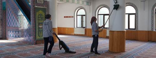 Eskişehir’de camiler bayrama hazırlanıyor: Temizlik çalışmaları hız kazandı