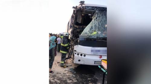 Eskişehir'de can pazarı: Otobüs arkadan çarpınca...