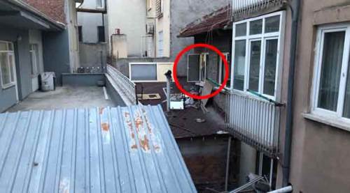 Eskişehir'de çatılar üzerinde kovalamaca!