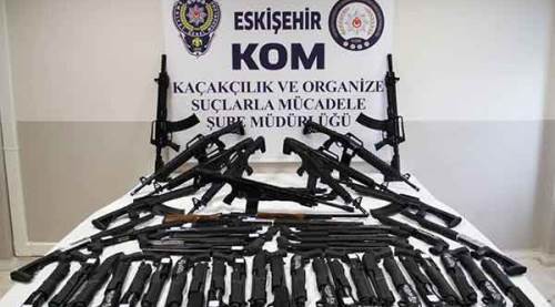 Eskişehir'de cephanelik ele geçirildi!