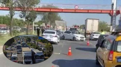 Eskişehir'de Çevre Yolu'nu kilitleyen kaza!
