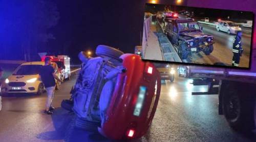 Eskişehir'de çevre yolunda feci kaza! 