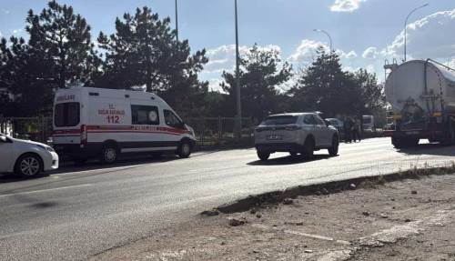 Eskişehir'de çevre yolunda otomobilin çarptığı kadın yaralandı