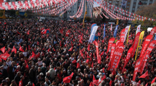 Eskişehir’de CHP mitingi yoğun katılımla gerçekleşti!