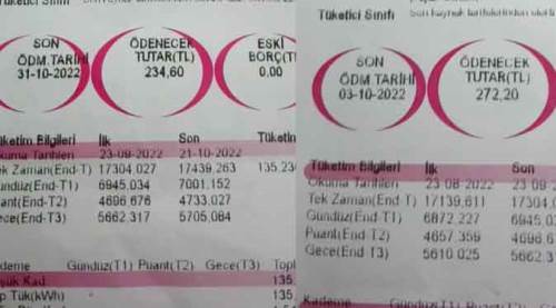 Eskişehir'de çifte elektrik faturası şoku!