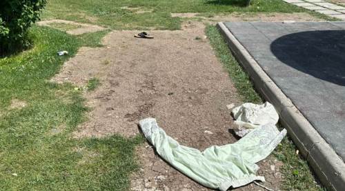 Eskişehir'de çocuk parkına atılanlar görenleri şaşırttı