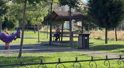 Eskişehir'de çocuk parklarına da girdiler