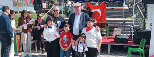 Eskişehir’de çocuklar Cumhuriyet Parkı’nda bir araya geldi