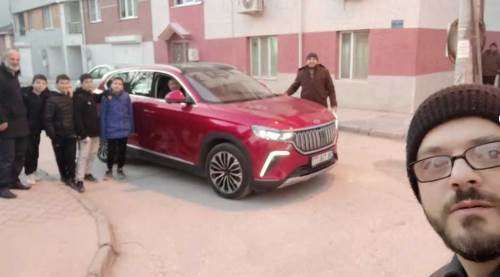 Eskişehir’de çocuklar TOGG'un keyfini çıkardı