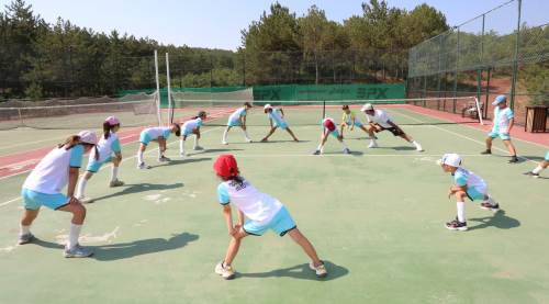 Eskişehir'de çocuklara tatilde spor keyfi!
