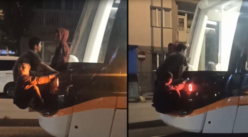 Eskişehir’de çocukların tehlikeli oyunu bitmiyor!