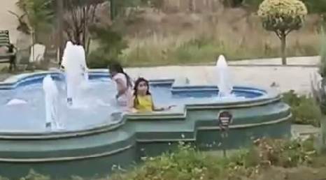 Eskişehir'de çocukların tehlikeli serinleme yöntemi!