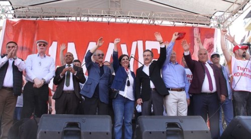 Eskişehir'de coşkulu 1 Mayıs kutlaması