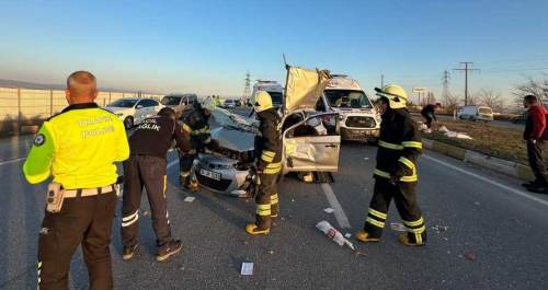 Eskişehir’de darmadağın eden kaza! Hastaneye kaldırıldılar