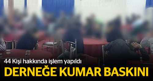 Eskişehir'de derneğe kumar baskını