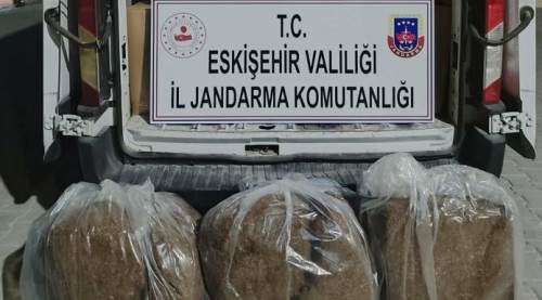 Eskişehir’de dev operasyon: 1 tondan fazla tütün ele geçirildi!