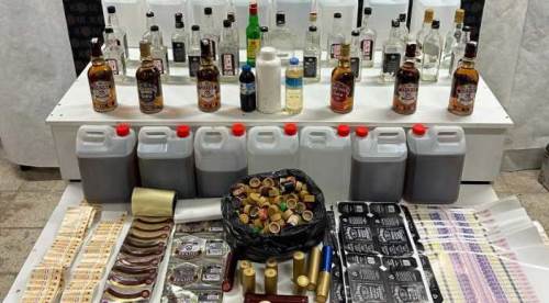 Eskişehir'de dev sahte içki operasyonu!