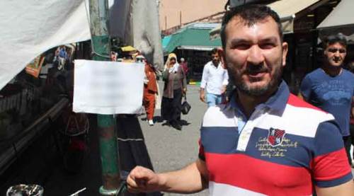 Eskişehir'de direğe asılan yazı amacına ulaştı