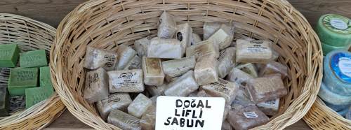 Eskişehir'de doğal lifli sabunlara yoğun ilgi