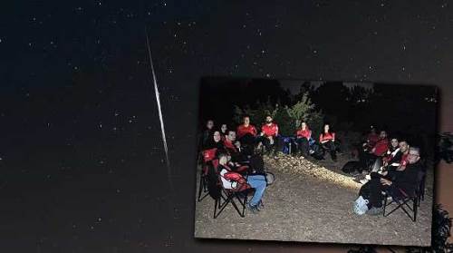 Eskişehir'de doğayla buluşup meteor yağmurunu izlediler