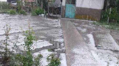 Eskişehir'de dolu yağışı şoku!