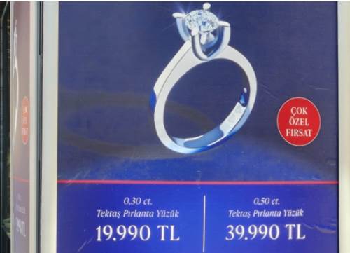 Eskişehir'de düğün sezonu açıldı: Tektaş pırlantaya ilgi yoğun