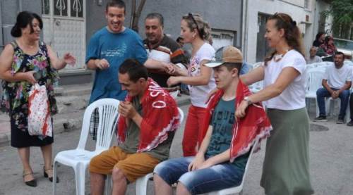 Eskişehir'de duygulandıran görüntü