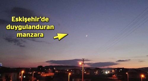 Eskişehir'de duygulandıran manzara