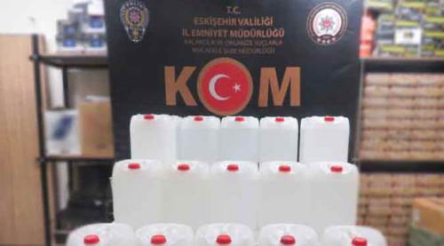 Eskişehir'de ele geçirildi: Tam 600 litre!..