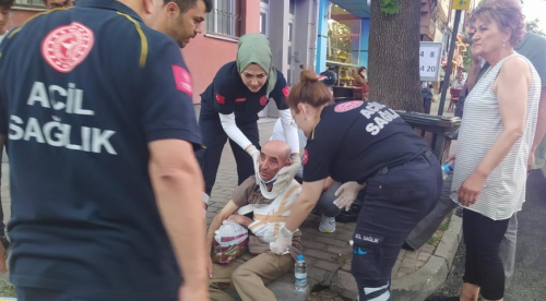 Eskişehir'de engelli vatandaşa çarptı