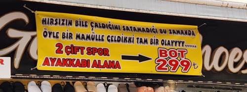 Eskişehir’de esnafın pankartı tebessüm ettirdi: Kampanyayı böyle duyurdu