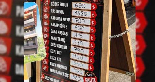Eskişehir’de et fiyatları cep yakıyor! Kilosu 1.680 TL’ye kadar çıktı