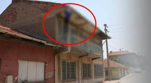 Eskişehir'de evinin balkonuna astı, görenlerin aklı çıktı...