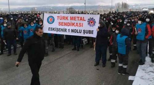 Eskişehir'de eylem: Tam 2 bin işçi...