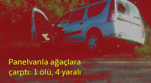Eskişehir'de feci kaza: 1 ölü 4 yaralı