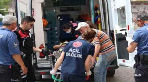 Eskişehir'de feci olay! Üzerine kolon devrildi...