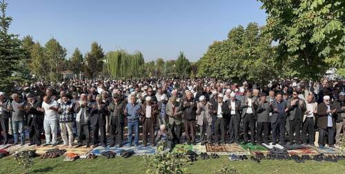 Eskişehir'de Filistin’de ölenler için gıyabi cenaze namazı