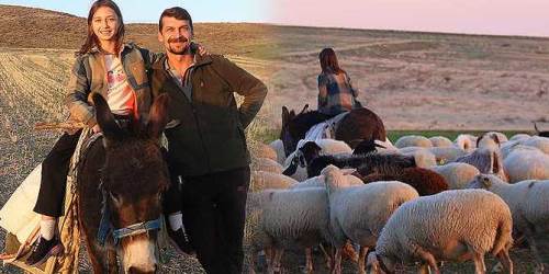Eskişehir'de filmlere taş çıkaracak hikaye: Baba kız koyunların peşinde...