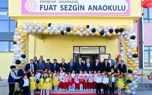 Eskişehir’de Fuat Sezgin Anaokulu açıldı: Vali Aksoy öğrencilerle buluştu