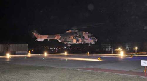 Eskişehir'de gece yarısı hareketli dakikalar! Askeri helikopterle kurtarıldılar...