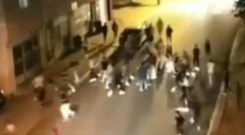 Eskişehir'de gece yarısı sokak savaşı!