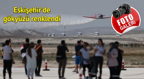 Eskişehir'de gökyüzü renklendi