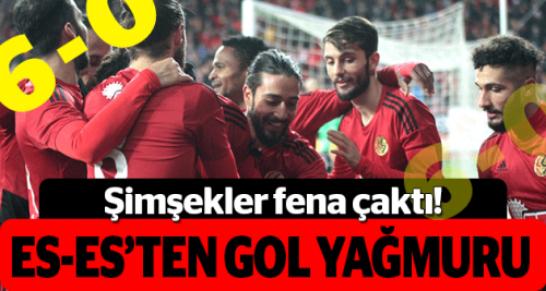 Eskişehir'de gol yağmuru 6 - 0