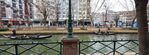 Eskişehir’de gondol turları hafta sonunu renklendirdi