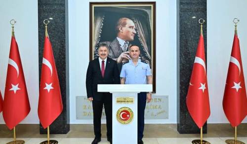 Eskişehir’de görev süresi sona erdi! Orgeneral Dalkıran’dan Vali Yılmaz’a veda ziyareti